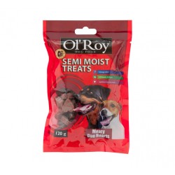 Ol roy Semi Moist Treats Hearts duo Mix 1 x 120g